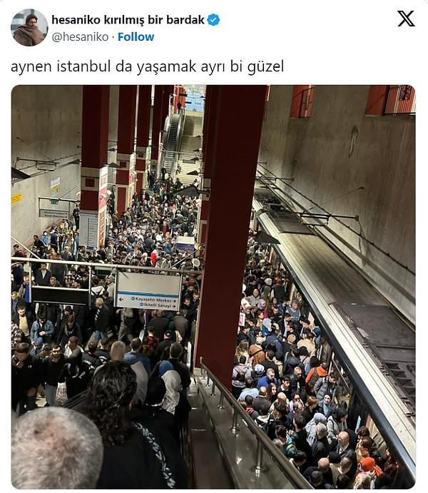 Bir kullanıcı tarafından paylaşılan bu fotoğraf "İstanbul'da yaşanır mı" meselesini bir kez daha sorgulattı.
