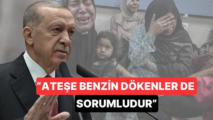 Cumhurbaşkanı Erdoğan'dan Hastane Katliamı Sonrası Yeni Çıkış: "Ateşe Benzin Dökenler Sorumludur"