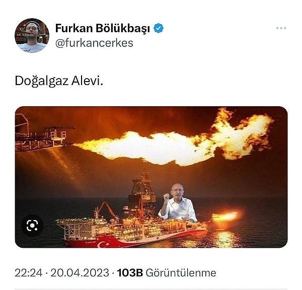 Paylaşımlarıyla sık sık gündeme gelen Bölükbaşı, İsrail'in hastane saldırısına da tepkiliydi.