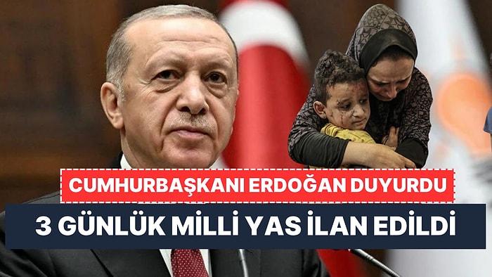 Cumhurbaşkanı Erdoğan Duyurdu: Türkiye'de 3 Günlük Milli Yas İlan Edildi!