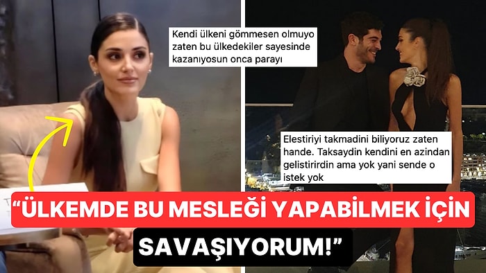 Hande Erçel Cannes'da Katıldığı Fuarda Oyunculuğunu Eleştirenleri Şikayet Etti, Ortalık Karıştı