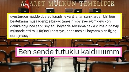 Yargılandığı Duruşma Sırasında Bir Anda Şarkı Söylemeye Başlayan Sanığın Çırpınışları Hepinizi Güldürecek!