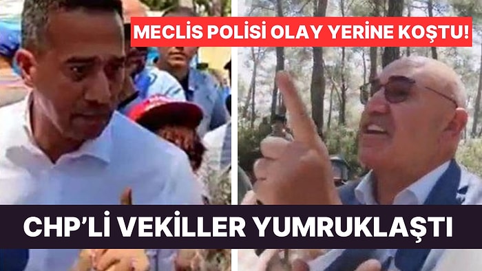 CHP'de İki Vekil Yumruk Yumruğa Kavga Etti! Meclis Polisi Olay Yerine Koştu