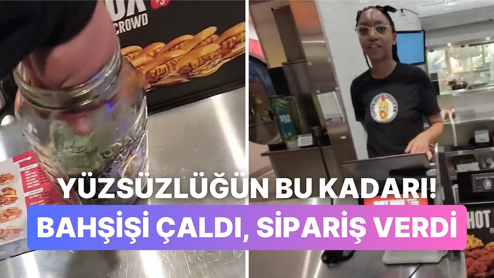 Bahşiş Kavanozundan Çalıp Sipariş Veren Yayıncı "Bu Kadarına da Pes" Dedirtti