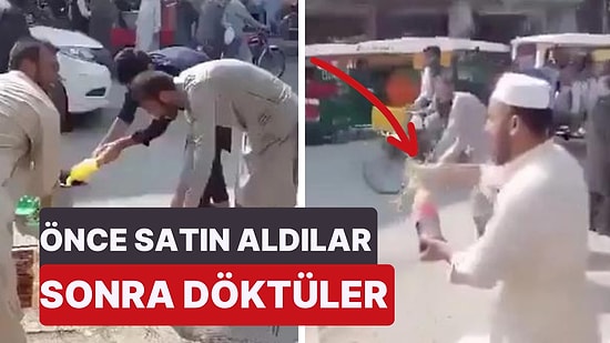 İsrail Bayrağı Bile Yemişlerdi! Pakistanlılar İsrail'i Protesto Etmek İçin Coca-Cola Satın Alıp Döktüler
