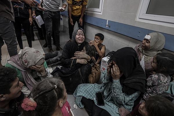 İsrail'in düzenlediği hastane saldırısı milyonlarca insanın tepkisini çekti.