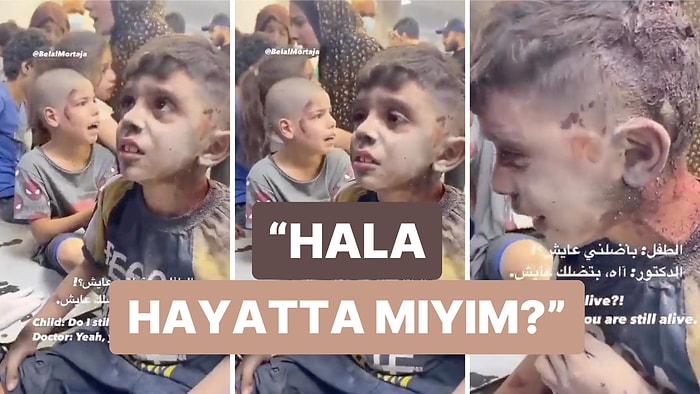 İsrail Hava Saldırısında Zarar Gören Filistinli Çocuğun Kalpleri Paramparça Eden Sorusu: "Hayatta mıyım?"