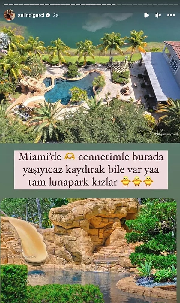 Türkiye'de edindiği gayrimenkuller bir yana dursun, geçtiğimiz ay Miami'de bir malikanede yaşayacağını söylemiş ve bunu sosyal medyada paylaşmıştı.