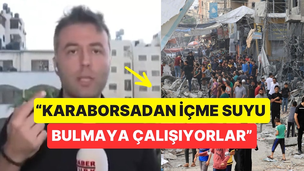 Gazeteci Mehmet Akif Ersoy, Gazze'deki Yaşam Mücadelesini Canlı Yayında Anlattı
