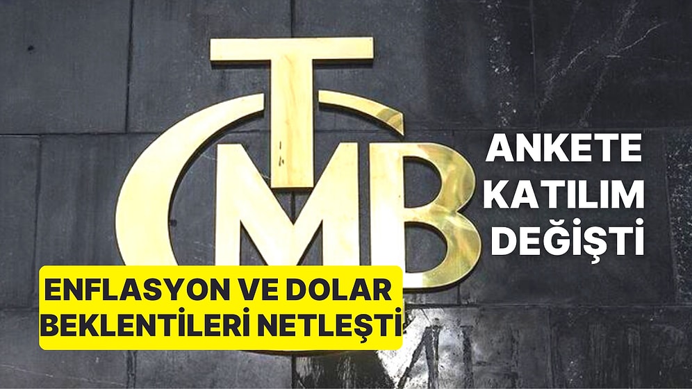 Merkez Bankası Anketinde Enflasyonda Düşüş Kolay Görünmüyor: Dolarda Yıl Sonu Beklentisi Netleşti