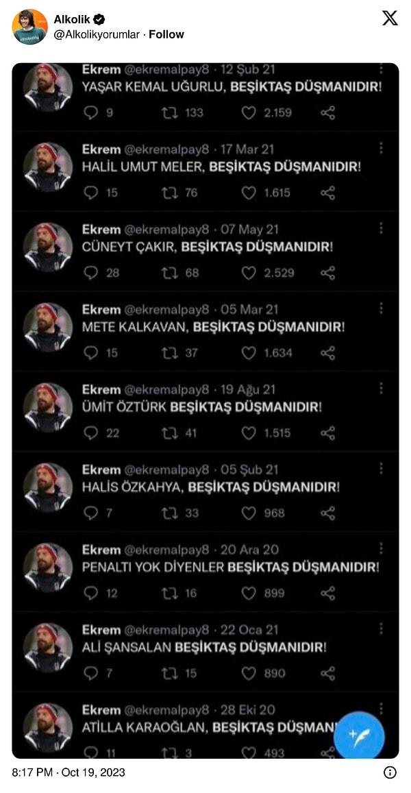 10. Beşiktaş düşmanıdır!