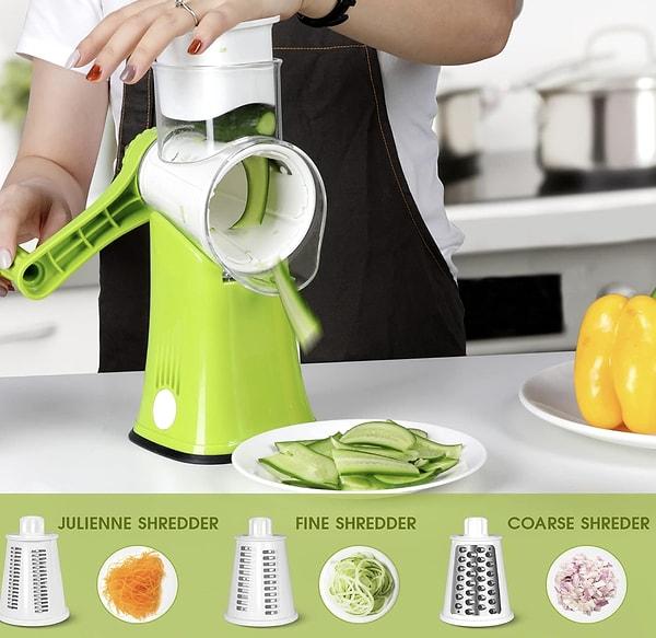 11. 5 farklı rendeleme şekli ile mutfakta eliniz kolunuz olacak.