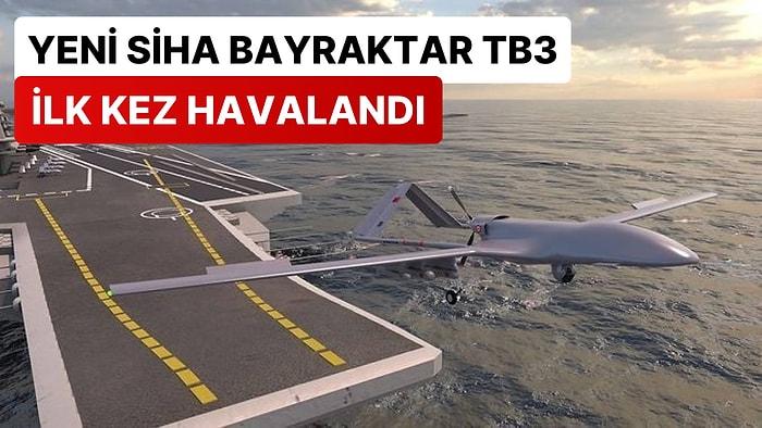 Yerli Silahlı İnsansız Hava Aracından Gökyüzüne İlk Adım: Bayraktar TB3 İlk Uçuş Testinden Başarıyla Geçti!