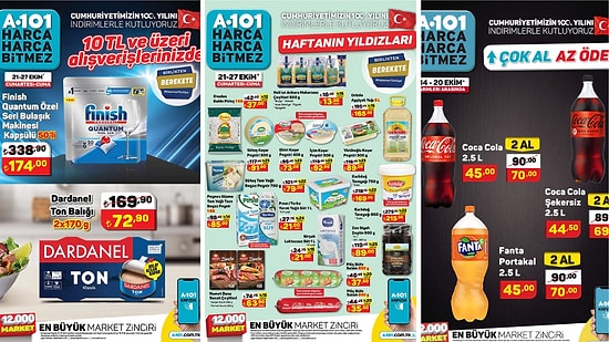 21 - 27 Ekim 2023 A101 Haftanın Yıldızları Kataloğu