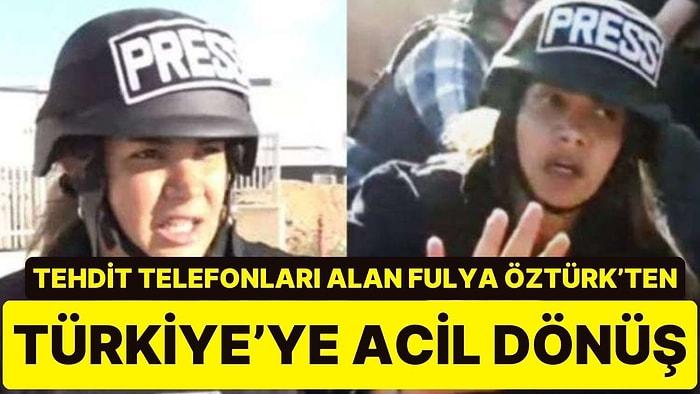 İsrail Filistin Savaşının Takibi İçin Gittiği Bölgede Tehdit Telefonları Alan Fulya Öztürk Türkiye’ye Döndü