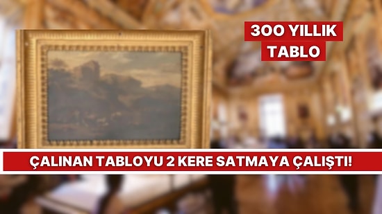 ABD'li Askerin Çaldığı 300 Yıllık Tabloyu Satmaya Çalışırken Yakalandılar!