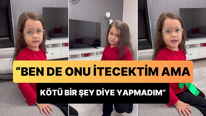 İkizini İttiren Akranına Sinirlenen Ufaklık: 'Ben de Onu İtecektim Ama Kötü Bir Şey Diye İtmedim, Sinirlendim'