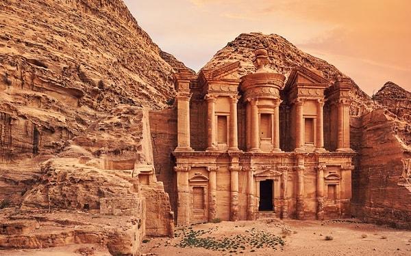 In which country would you find the ancient city of Petra, famous for its rock-cut architecture?