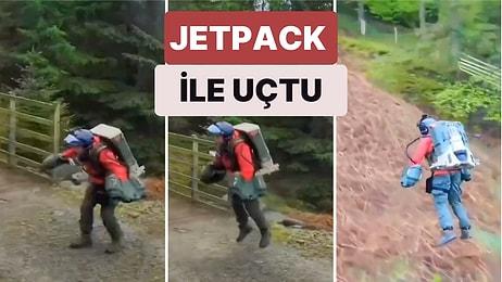 Sırtındaki Jetpack ile Manzaranın Keyfini Çıkararak Tur Atan Adam Birçok Kişinin Hayalini Yaşadı