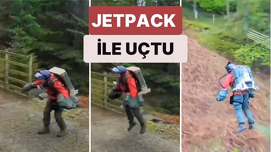 Sırtındaki Jetpack ile Manzaranın Keyfini Çıkararak Tur Atan Adam Birçok Kişinin Hayalini Yaşadı