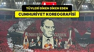 Cumhuriyetin 100. Yılında Galatasaray Taraftarından Muhteşem Koreografi!