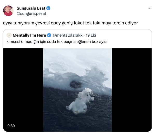 Ayıyı tanırım, pırıl pırıl bir insandır.