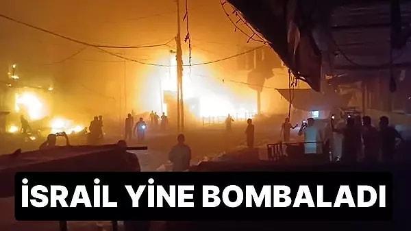 İsrail, Gazze Şeridi’ne düzenlediği hava saldırılarında pazar yerini vurdu. İlk belirlemelere göre saldırıda 13 kişi hayatını kaybetti.
