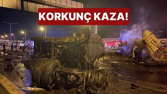 TAG Otoyolu'nda Korkunç Kaza! TIR 3 Araca Çarptı: Ölü ve Yaralılar Var