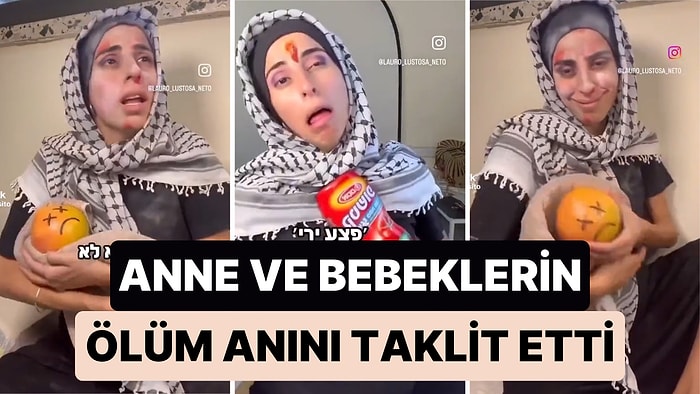 İsrailli Bir Kadının Filistin Halkıyla Dalga Geçmek İçin Çektiği Utanç Verici Video Tepki Topladı