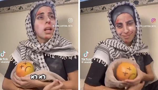 Fakat İsrailli bir kadından akıl almayacak bir video geldi.
