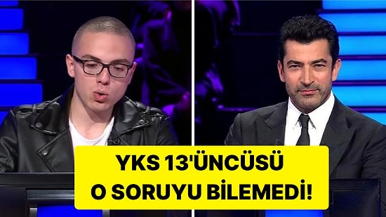 Şaşırtan Hata: YKS Türkiye 13'üncüsü Kim Milyoner Olmak İster'de Baraj Sorusuna Takıldı!