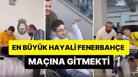 En Büyük Hayali Fenerbahçe Maçına Gitmek Olan Engelli Genci Fenerbahçe Maçına Götüren Ankara Abisi