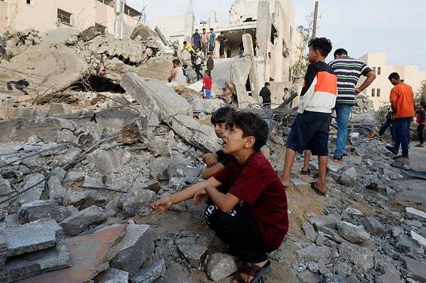 Gazze Şeridi günlerdir İsrail tarafından bombalanıyor. Saldırılarda en çok da Filistinli çocukların hayatı mahvolmuş durumda.