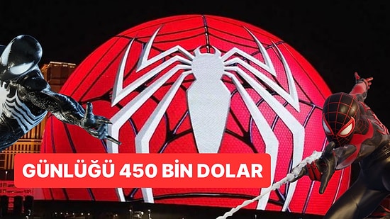 PlayStation Spider Man 2 Oyunu İçin Devasa Boyutlardaki Las Vegas Küresini Kiraladı