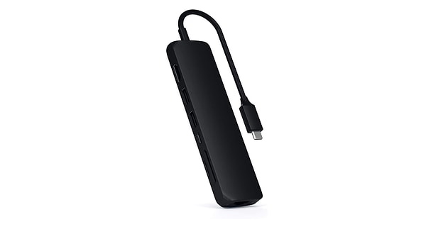 3. Satechi USB C Slim Çok Portlu Adaptör