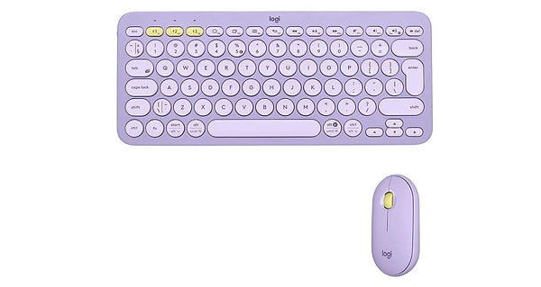 7. Logitech K380 Bluetooth Klavye + M350 Pebble Kablosuz Mouse