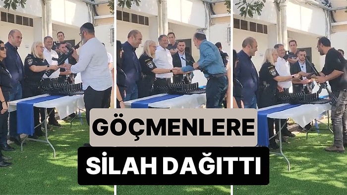 İsrail Güvenlik Bakanı Itamar Ben Gvir İşgal Altındaki Filistin'de Yaşayan Yasadışı Göçmenlere Silah Dağıttı