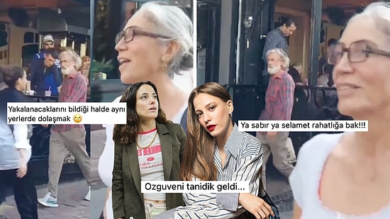 Nişantaşı Sokaklarında Fink Atan Kenan Tosun'un Gerginliği, Ümran Seyhan'ın da Rahatlığı Gözden Kaçmadı