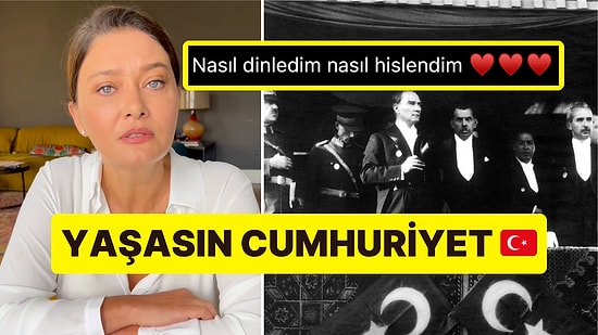 Cumhuriyetin 100. Yılını Gençliğe Hitabe Okuyarak Kutlayan Nurgül Yeşilçay Ayakta Alkışlandı