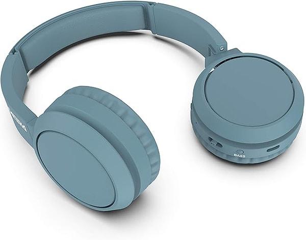 5. Philips TAH4205 Kablosuz Kulak Üstü Kulaklık (Mikrofonlu)