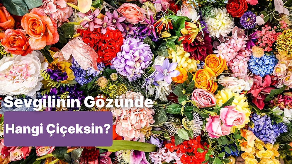 Sevgilinin Gözünde Hangi Çiçeksin?