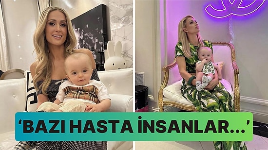 Paris Hilton, Oğlunun Görüntüsüyle Dalga Geçenlere Ağızlarının Payını Verdi
