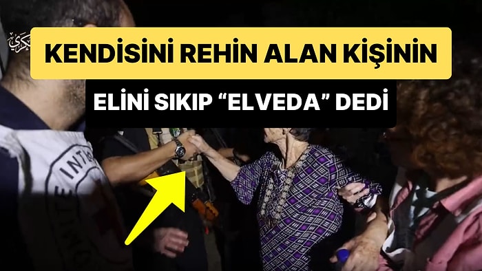 İzzeddin El-Kassam Tugayları İsrailli 2 Sivil Rehineyi Serbest Bıraktı: Elini Sıkıp 'Elveda' Dedi