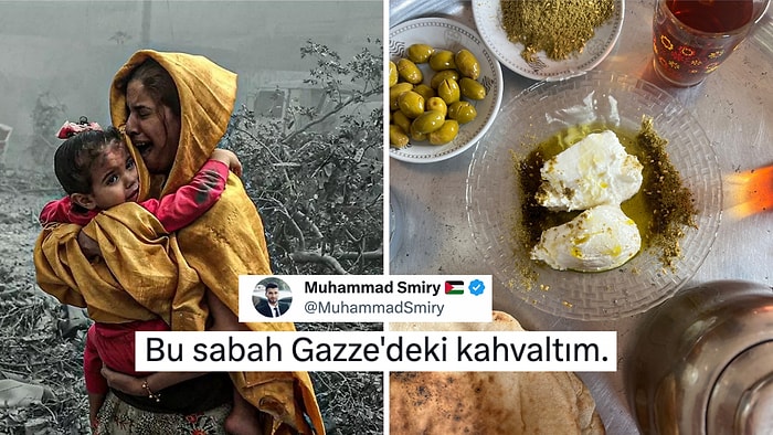 Gazze'deki Kahvaltısını Paylaşan Filistinli Adama İnanmayan Kişi Tartışmanın Fitilini Fena Ateşledi