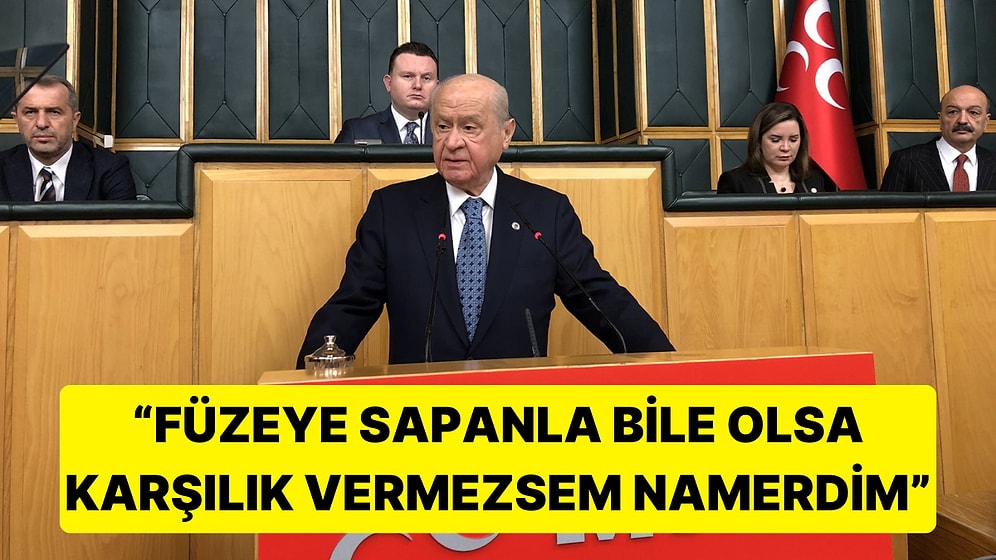 Devlet Bahçeli Gazze Çıkışında Israrlı: “Füzeye Karşı Sapanla Bile Durmazsam Namerdim”