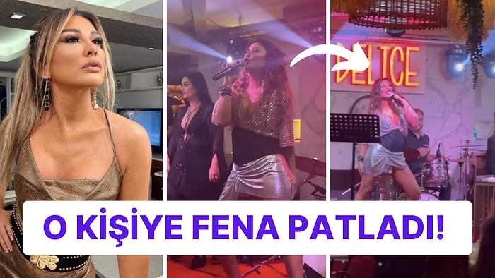 Selen Görgüzel Sahne Performansına Tepki Gösteren Kişiye Ağzının Payını Verdi!