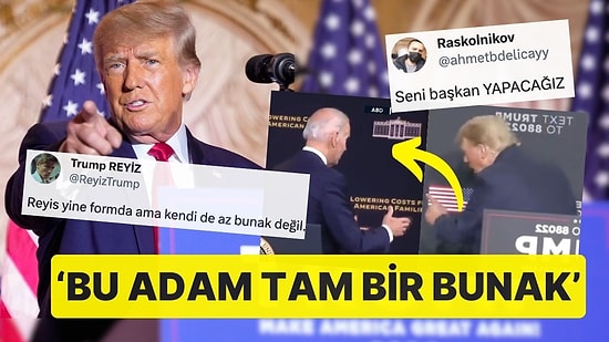 Donald Trump'ın Joe Biden Taklidi Sosyal Medyada Gündem Oldu! 'Bu Adam Tam Bir Bunak'