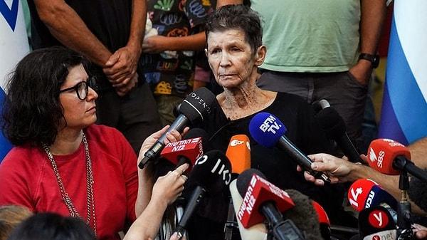 Tel Aviv’de bulunan Ichilov Hastanesi’nde tedavi gören yaşlı kadın, Gazze'deki tünellerde yaşananlarla ilgili basına açıklamalarda bulundu.
