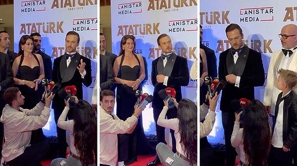 Atatürk filminin galası ise 23 Ekim Pazartesi günü gerçekleştirildi.