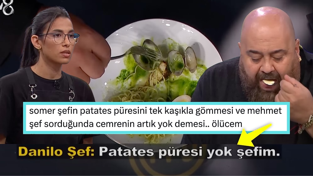 MasterChef'te Bir İlk: Somer Şef Cemre'nin Tabağını Silip Süpürünce Diğer Şeflere Tadacak Ürün Kalmadı!